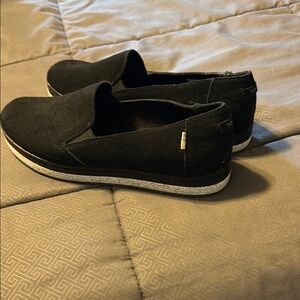 Black Slip-On Shoes